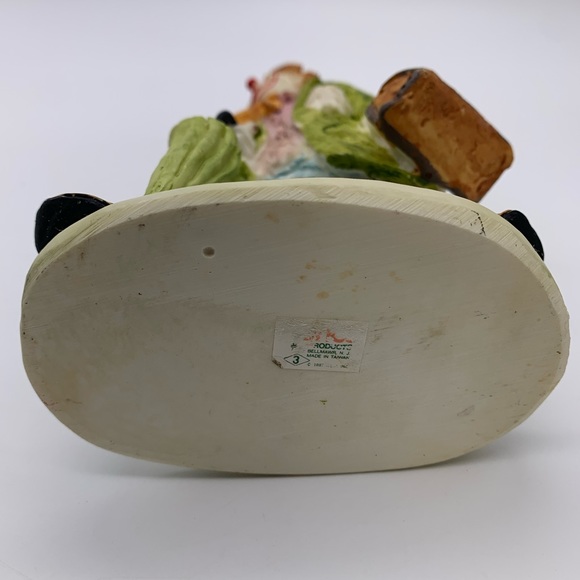 Ceramic Morelia Banker Clown Figurine Sculpture 9-1/2” Vintage - Picture 13 of 13